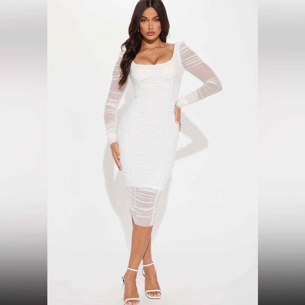 Brand new white dress never worn.